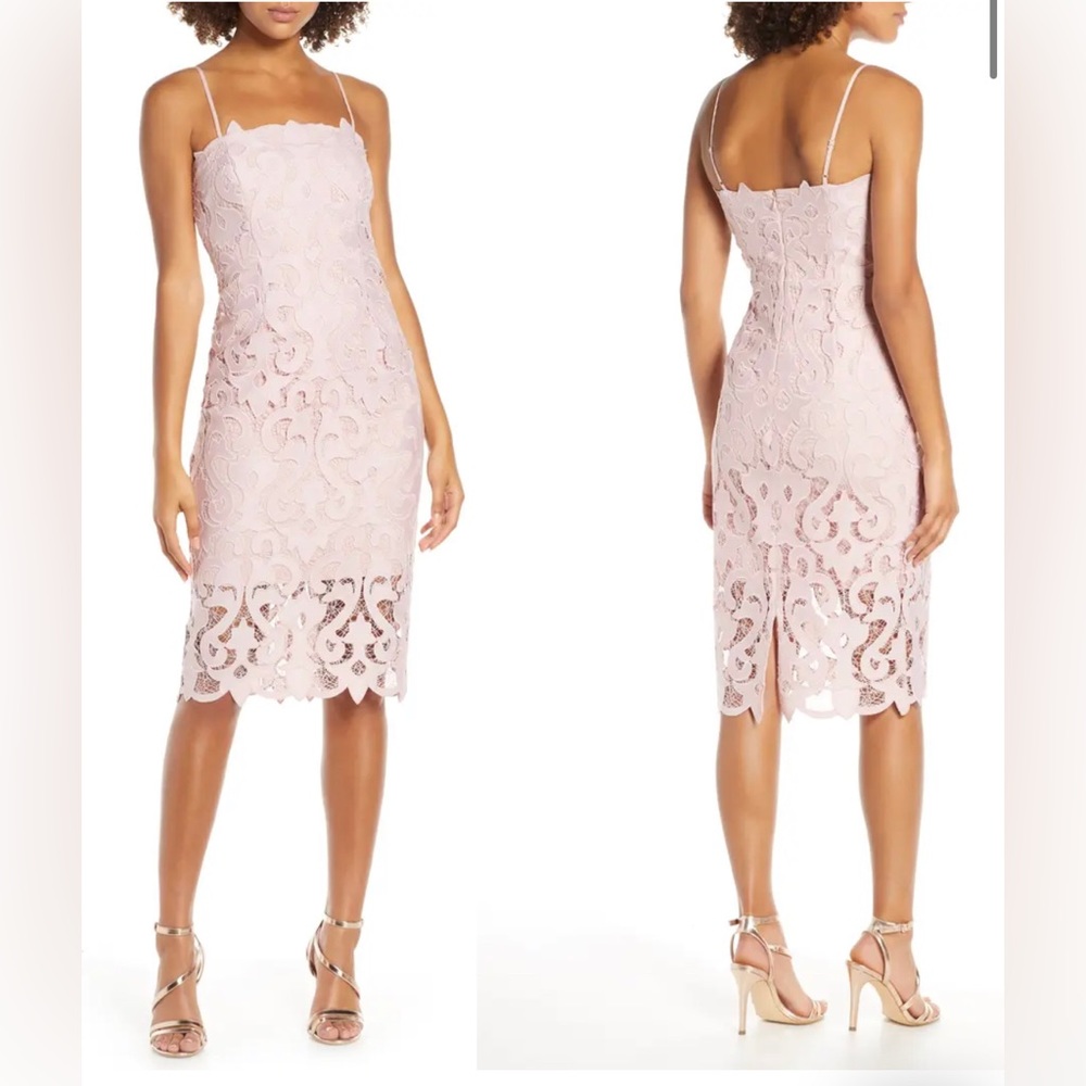 Light Pink Midi Dress